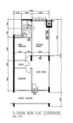Blk 607 Yio Chu Kang Green (Ang Mo Kio), HDB 3 Rooms #555302011